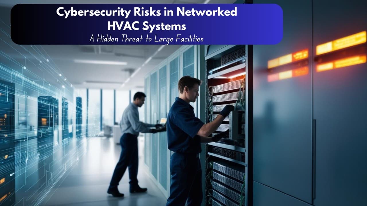 Cybersecurity Risks in Networked HVAC Systems: A Hidden Threat to Large Facilities